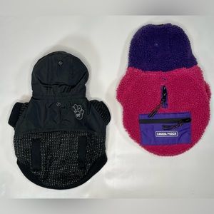 Canada pooch jacket and hoodie size 10